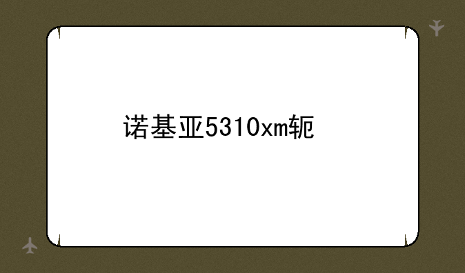 诺基亚5310xm软件