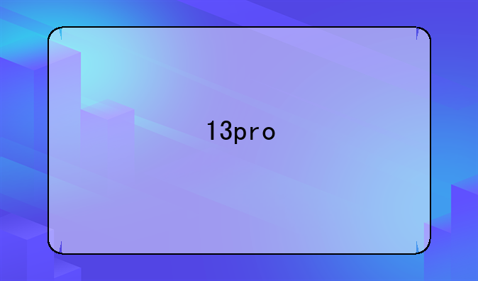 13pro